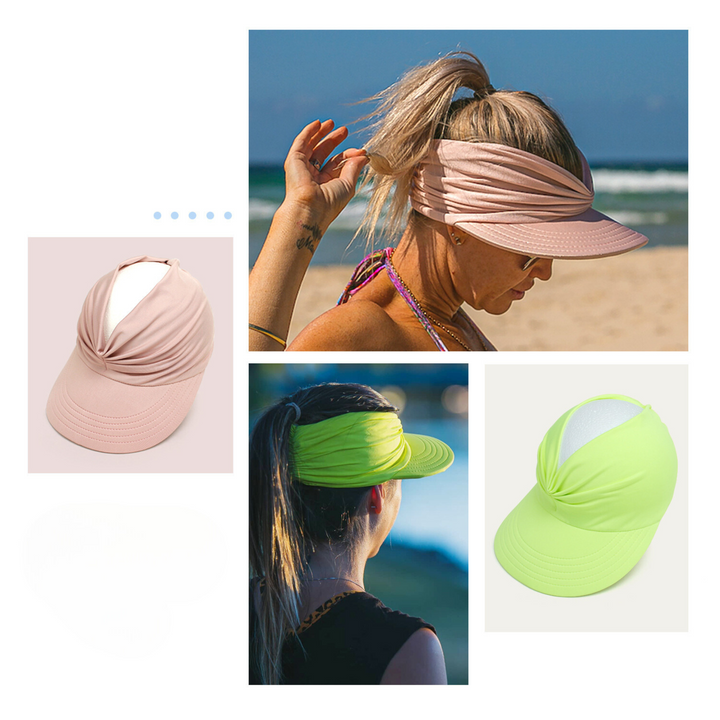 Ruched Visor in Assorted Colors