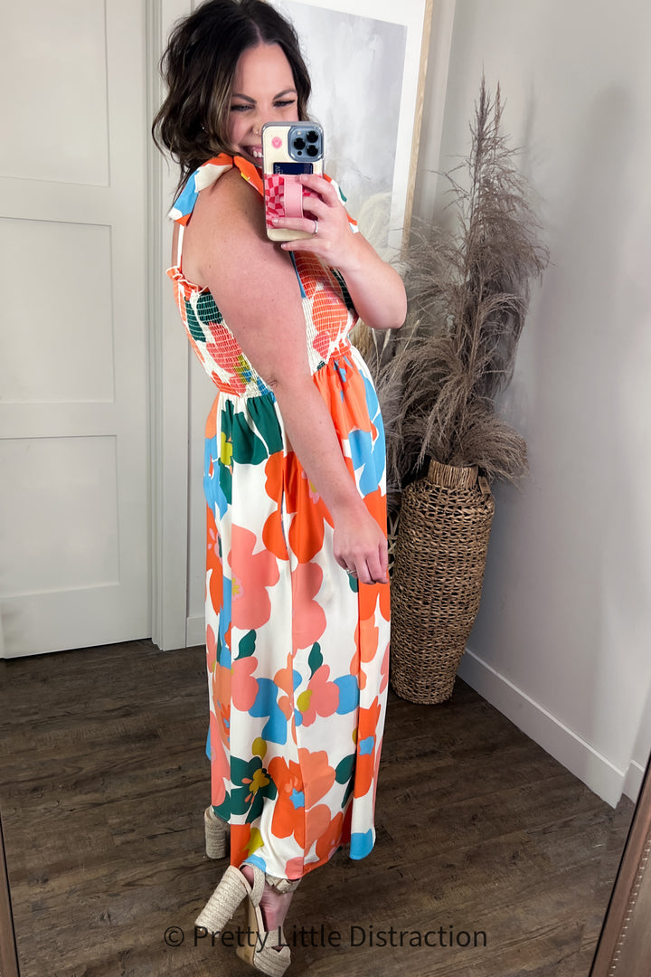 Forget Me Not Floral Maxi Dress