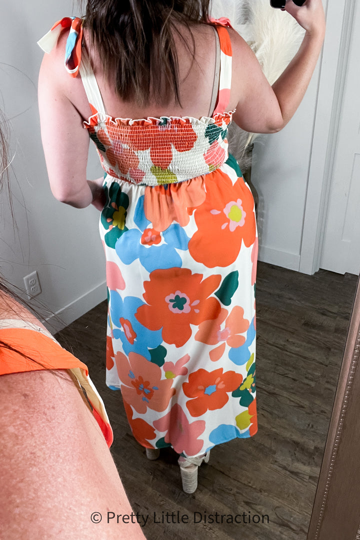 Forget Me Not Floral Maxi Dress