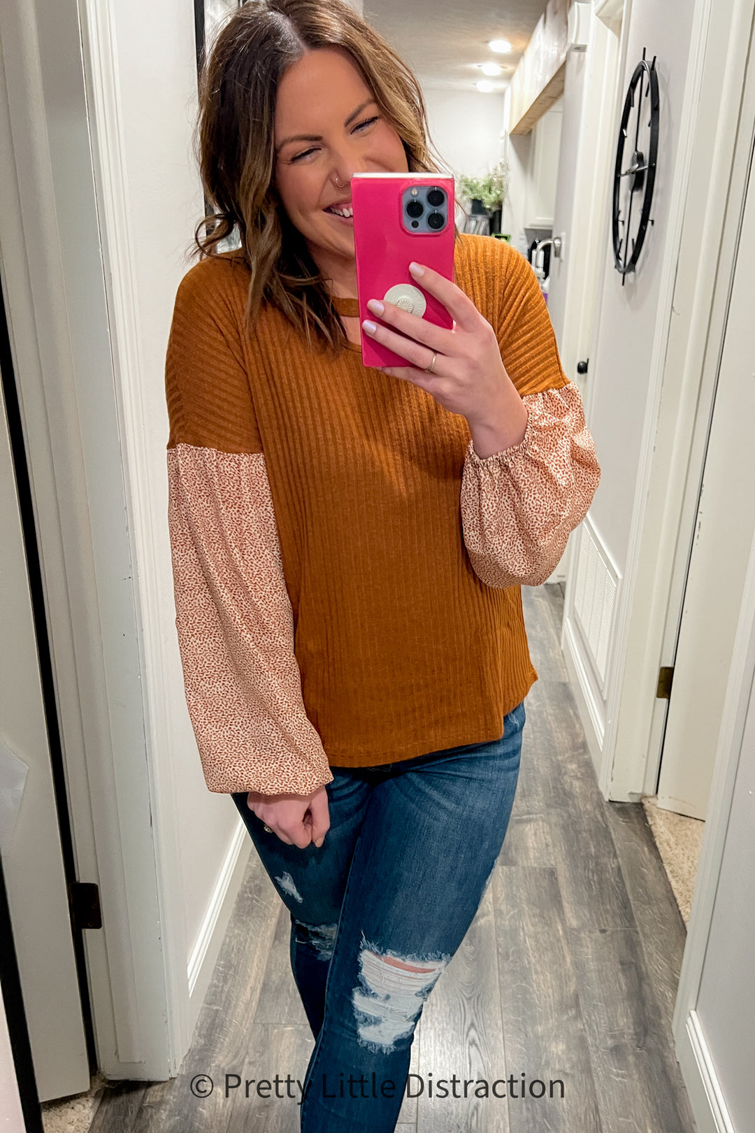 Jennica Top in Warm Spice