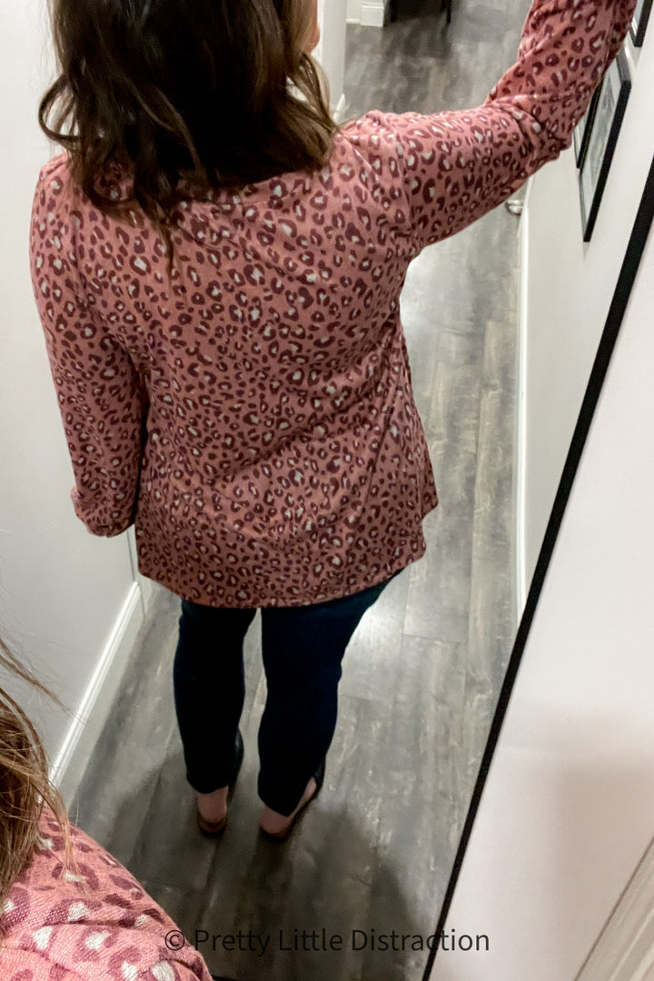 Leopard Kiss Top
