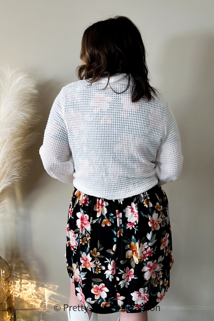 Tied To You Balloon Sleeve Cardigan
