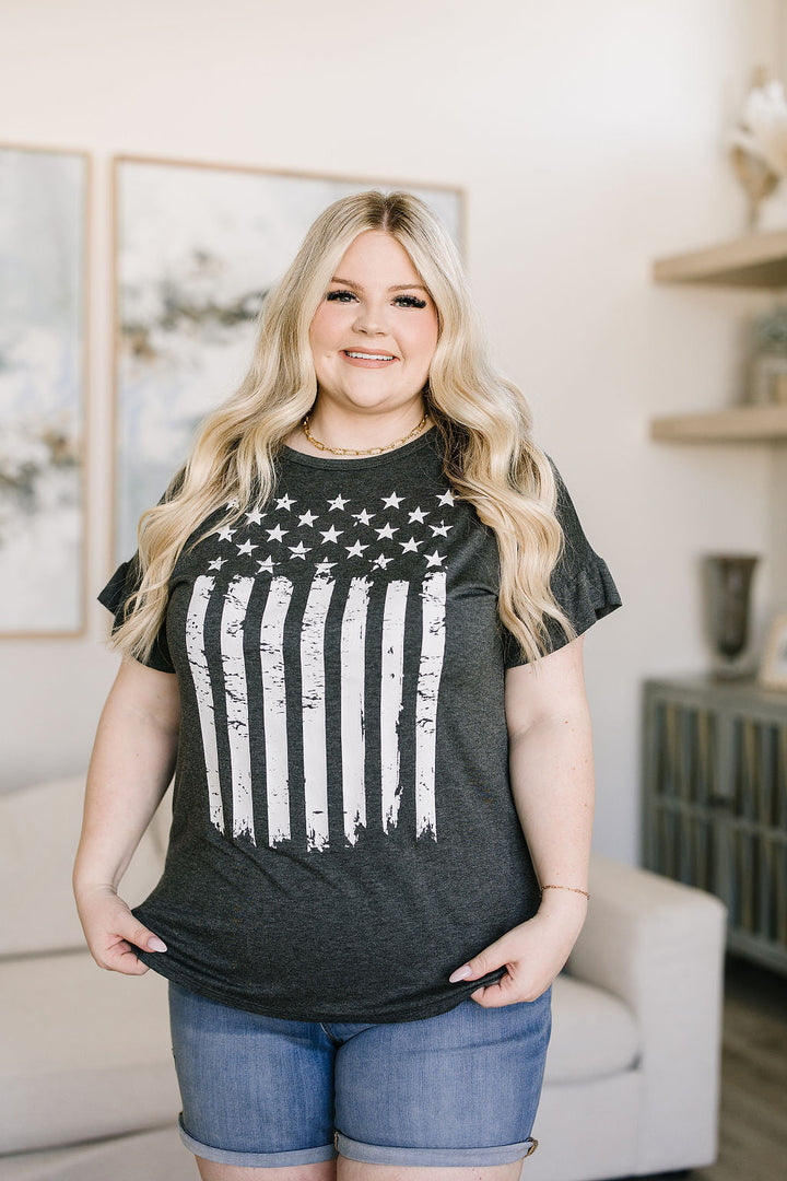 Stars and Stripes Graphic T-Shirt