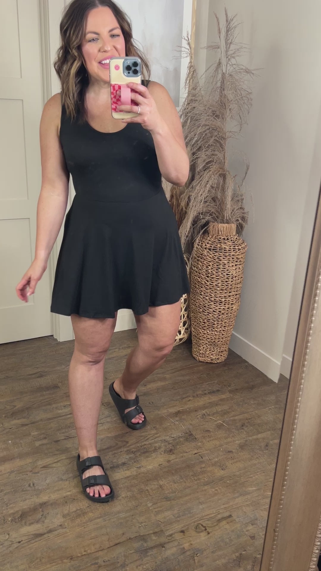 Effortless in Ebony Skort Dress