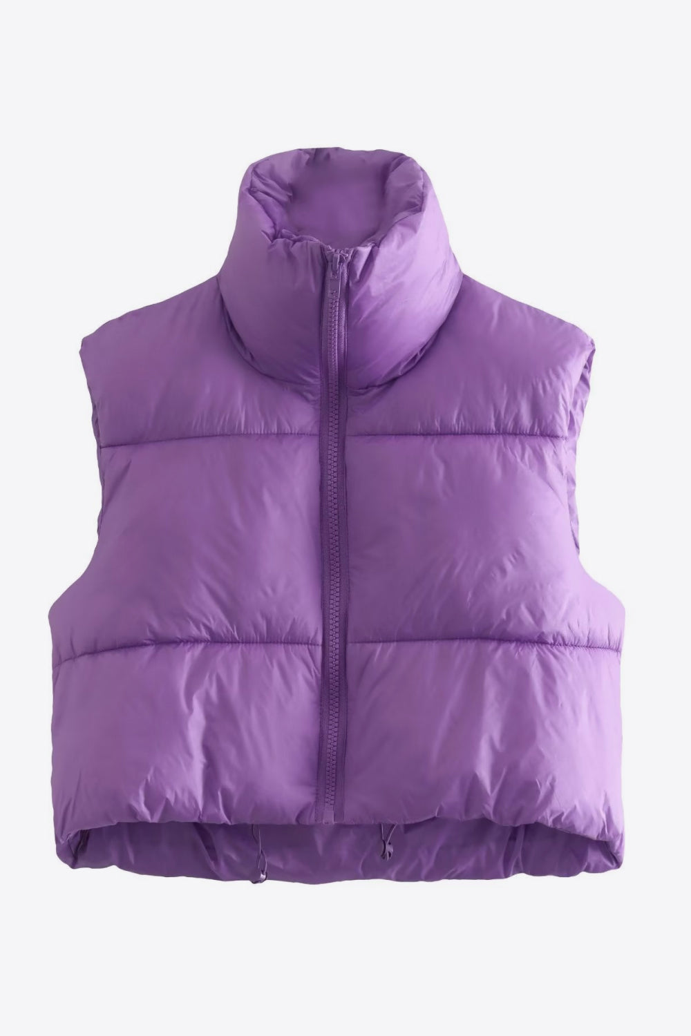 PRE-ORDER: Zip-Up Drawstring Puffer Vest