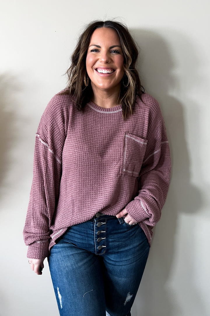In Stride Dropped Shoulder Tunic