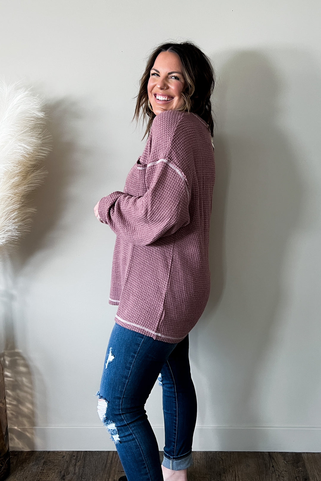 In Stride Dropped Shoulder Tunic